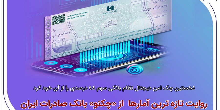 بانک صادرات نخستین چک امن دیجیتال نظام بانکی سهم 48 درصدی را از آن خود کرد