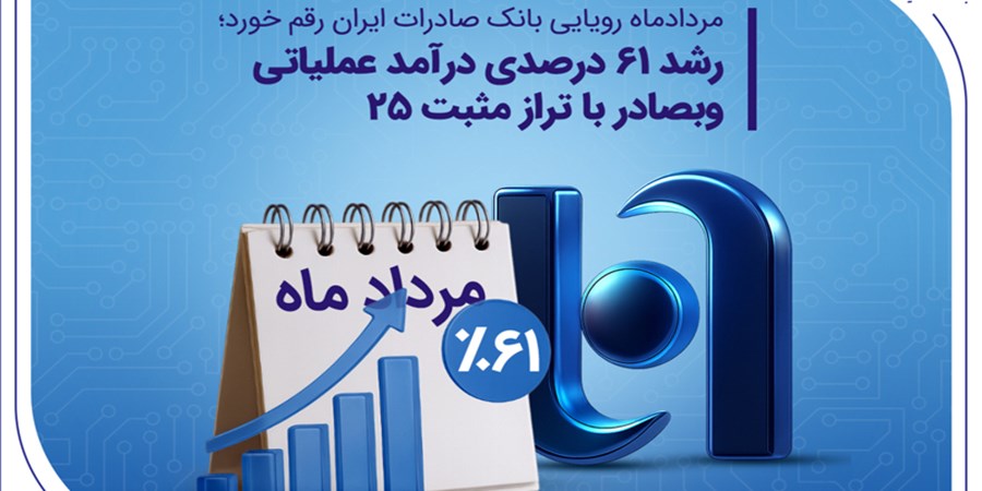 رشد ۶۱ درصدی درآمد عملیاتی وبصادر با تراز مثبت 25