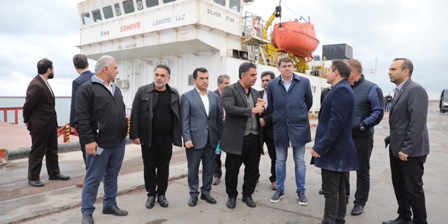 بازدید هیئت اقتصادی روسیه از منطقه آزاد انزلی و بندر کاسپینن