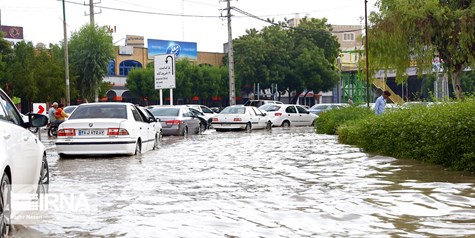تداوم بارش‌های بی‌سابقه در استان یزد