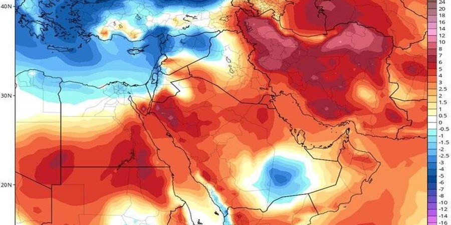 دمای هوا به ۵۰ درجه می‌رسد