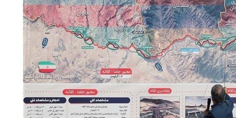 62 کیلومتر ریل‌گذاری تا تکمیل کریدور شمال-جنوب از جلفا