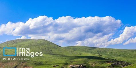 طبیعت بهاری دامنه کوه سبلان